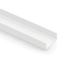 Perfil U Puerta Corredera Armario Blanco Mate 19 mm | EspacioBrico OFERTA