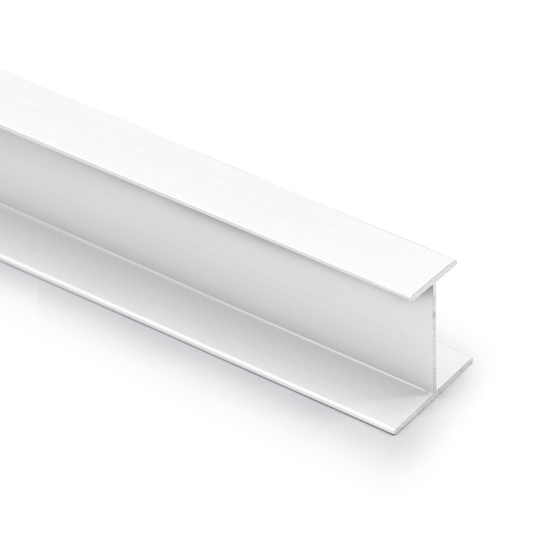 Perfil H Puertas Correderas Armario Blanco 16 mm | EspacioBrico OFERTA
