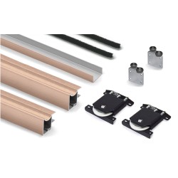 Kit Puerta Corredera Armario Madera Haya Vap 16 mm | Oferta Black Friday