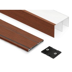 Kit Guías Armario Puertas Correderas Madera Sapelly |Oferta Black Friday