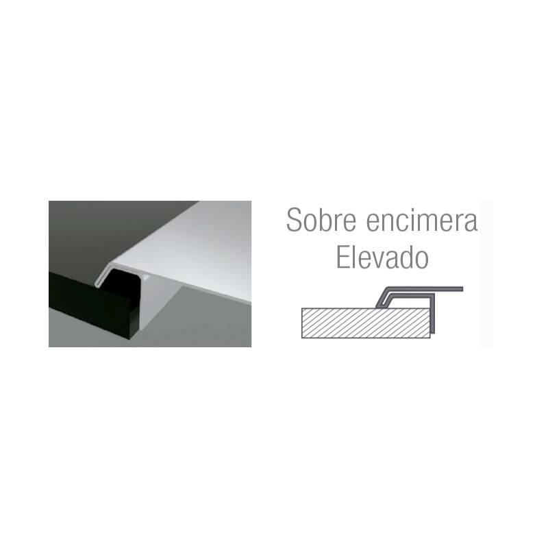 Fregadero Cocina Acero Negro Pavonado Zurich 38x38 cm | EspacioBrico OFERTA