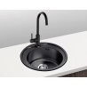 Fregadero Cocina Acero Negro Pavonado Estambul 49 cm Diámetro | EspacioBrico OFERTA