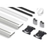 Kit Puerta Corredera Armario Blanco Mate 10 mm | EspacioBrico OFERTA