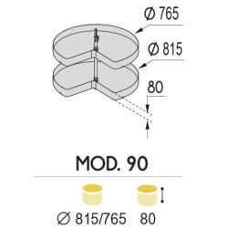 Mecanismo Giratorio 270º Mod.90 NEO System Blanco | EspacioBrico OFERTA