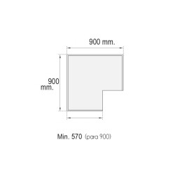 Mecanismo Giratorio 270º Mod.90 NEO System Blanco | EspacioBrico OFERTA