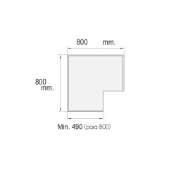 Mecanismo Giratorio 270º Mod.80 NEO System Blanco | EspacioBrico OFERTA