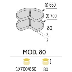 Mecanismo Giratorio 270º Mod.80 NEO System Blanco | EspacioBrico OFERTA