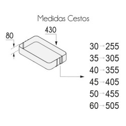 Columna Extraíble 6 Cestos Neo System Blanco Alt. 185-217 | EspacioBrico OFERTA OFERTA