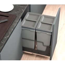 Contenedor Residuos Carro Exterior 27,5 + 27,5 L | Oferta Black Friday