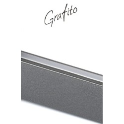 Barra Colgar Rectángular Grafito 1,95 metros | Oferta Black Friday