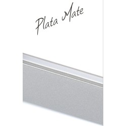 Barra Colgar Rectángular Plata Mate 1,95 metros | Oferta Black Friday