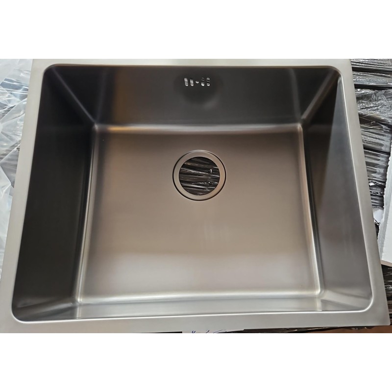 Fregadero Cocina Acero Negro Pavonado Roma 45x40 cm | EspacioBrico OFERTA