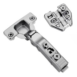 Bisagra EQ Recta 105º Clip-on Hidráulica+Base 3D | EspacioBrico OFERTA