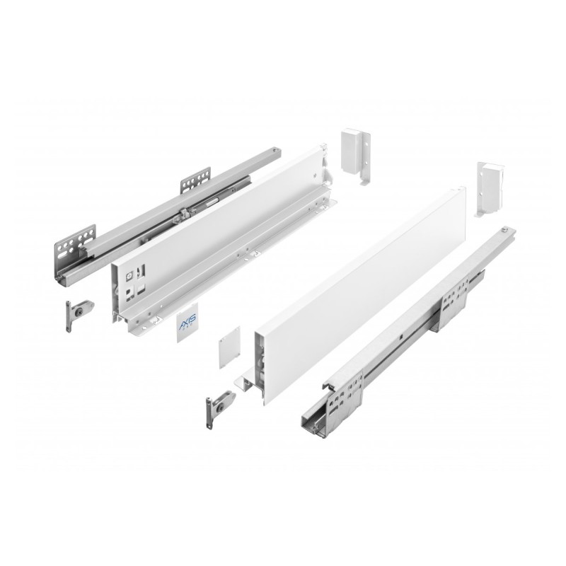 Cajón GTV AXISPRO Armario Cocina Guías Cierre Freno H84 mm | EspacioBrico OFERTA