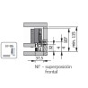 Cajón GTV AXISPRO Armario Cocina Guías Cierre Freno H84 mm | EspacioBrico OFERTA
