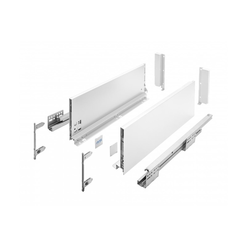 Cajón GTV AXISPRO Armario Cocina Guías Cierre Freno H167 mm | EspacioBrico OFERTA