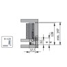 Cajón GTV AXISPRO Armario Cocina Guías Push H116 mm | EspacioBrico OFERTA