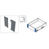 Cajón AXIS PRO - Conjunto para Cajón Interior con Frente Metálico| EspacioBrico OFERTA