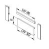 Cajón AXIS PRO - Conjunto para Cajón Interior con Frente Metálico| EspacioBrico OFERTA
