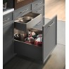 Cajón AXIS PRO - Conjunto para Cajón Interior con Frente Metálico| EspacioBrico OFERTA
