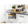 Cajón GTV AXISPRO Cierre Freno H84 mm+Kit Melamina | EspacioBrico OFERTA