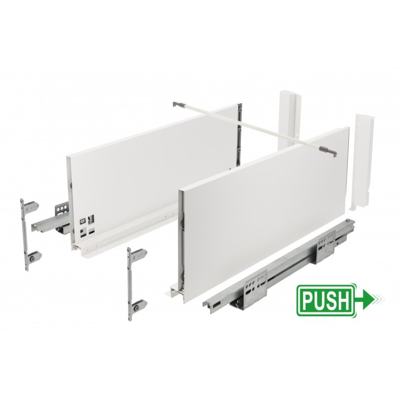 Cajón GTV AXISPRO Armario Cocina Guías Push H199 mm | EspacioBrico OFERTA