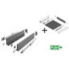 Cajón GTV AXISPRO Guías PUSH H116 mm+Kit Melamina | EspacioBrico OFERTA