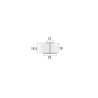 Perfil H Puerta Corredera Armario Negro mate 16 mm | AndaserStore OFERTA