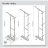 Columna Extraíble 5 Cestos Alt. 155-187 cm | EspacioBrico OFERTA OFERTA
