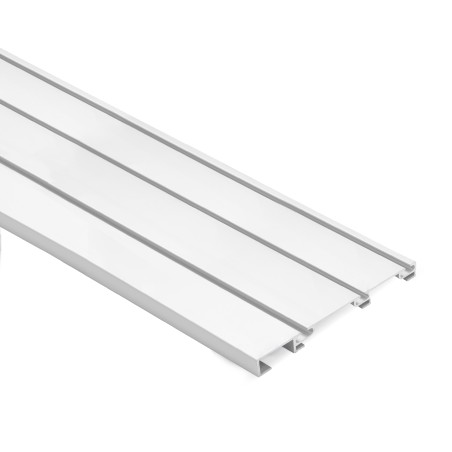 Kit Guías 3 Carriles Armario Puertas Correderas Blanco  | EspacioBrico OFERTA