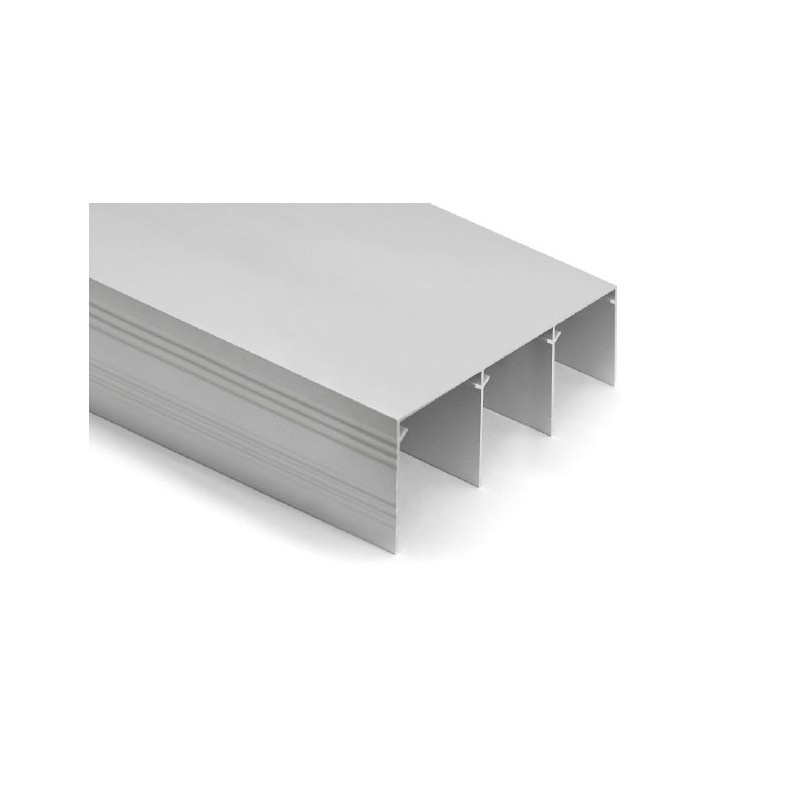 Kit Guías 3 Carriles Armario Puertas Correderas Negro Mate | Oferta Black Friday