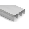 Kit Guías 3 Carriles Armario Puertas Correderas Blanco Mate | EspacioBrico OFERTA