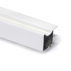 Perfil Tirador Puerta Corredera Armario Blanco 16 mm 260 cm | EspacioBrico OFERTA
