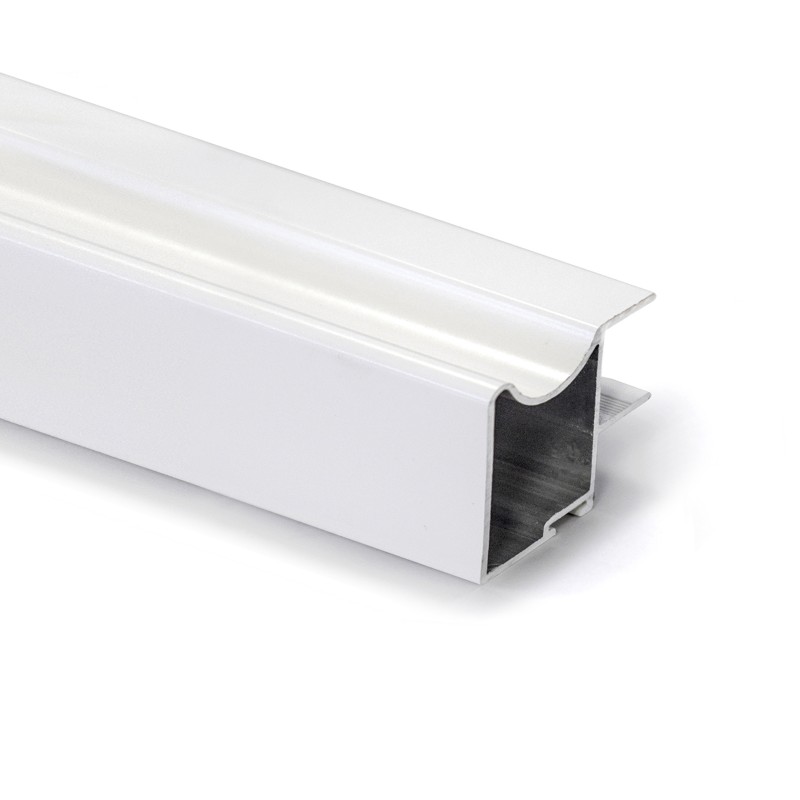 Perfil Tirador Puerta Corredera Armario Blanco 16 mm | EspacioBrico OFERTA
