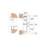 Perfil "C" Sistema Horizontal Chef LED GOLA | EspacioBrico OFERTA