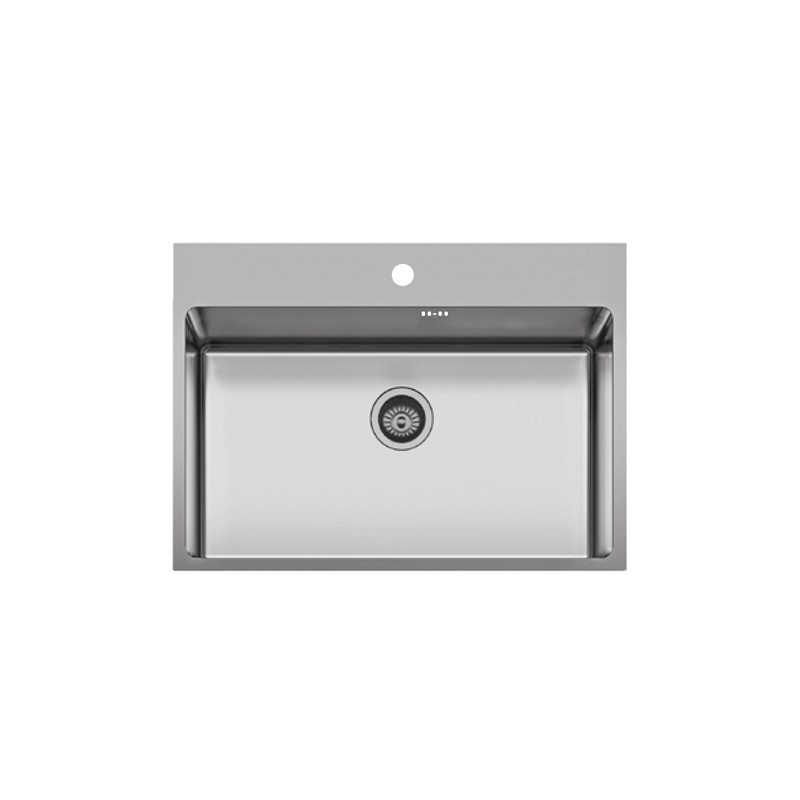Fregadero Cocina Acero Inox Serie Boston 76x50 cm | EspacioBrico OFERTA