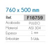 Fregadero Cocina Acero Inox Serie Boston 76x50 cm | EspacioBrico OFERTA
