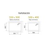 Fregadero Cocina Acero Inox Serie Boston 76x50 cm | EspacioBrico OFERTA
