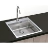 Fregadero Cocina Acero Inox Serie Boston 76x50 cm | EspacioBrico OFERTA