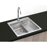 Fregadero Cocina Acero Inox Serie Boston 76x50 cm | EspacioBrico OFERTA