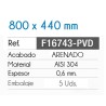 Fregadero Cocina Acero Inox Negro Pavonado Mod. Viena 80x48 cm | EspacioBrico OFERTA