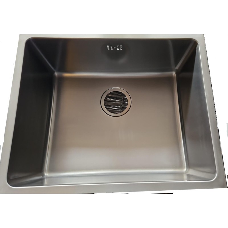 Fregadero Cocina Acero Negro Pavonado Berlín 50x40 cm | Oferta Black Friday