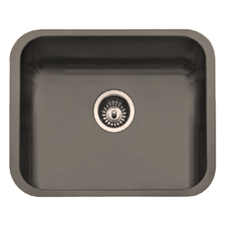 Fregadero Cocina Acero Negro Pavonado Roma 50x40 cm | Oferta Black Friday
