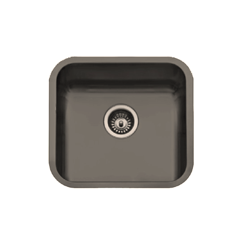 Fregadero Cocina Acero Negro Pavonado Roma 45x40 cm | Oferta Black Friday