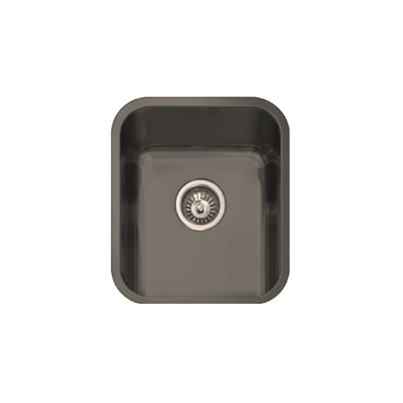 Fregadero Cocina Acero Negro Pavonado Roma 34x40 cm | Oferta Black Friday