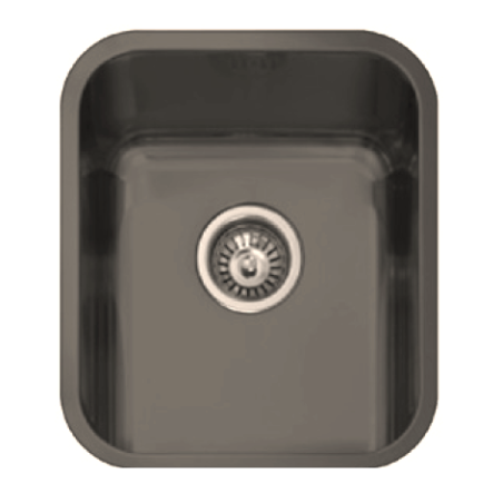 Fregadero Cocina Acero Negro Pavonado Roma 34x40 cm | Oferta Black Friday