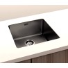 Fregadero Cocina Acero Negro Pavonado Berlín 50x40 cm | Oferta Black Friday