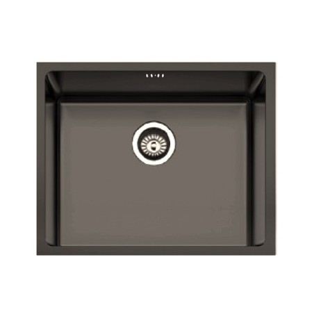 Fregadero Cocina Acero Negro Pavonado Berlín 45x40 cm | Oferta Black Friday