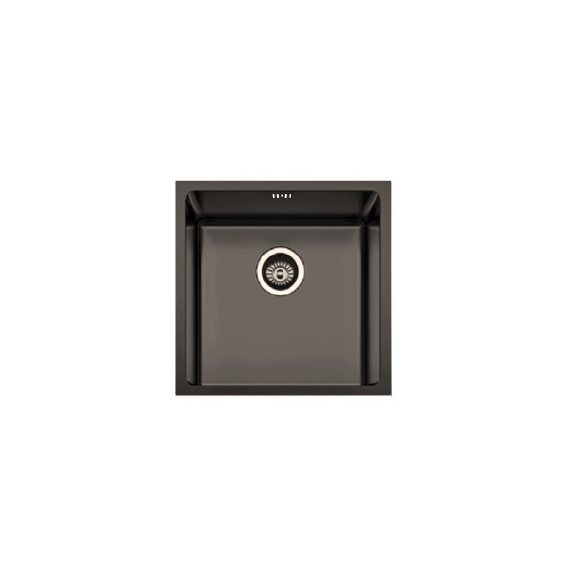 Fregadero Cocina Acero Negro Pavonado Berlín 40x40 cm | Oferta Black Friday