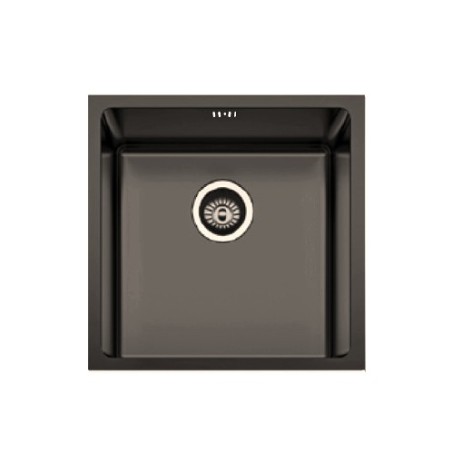 Fregadero Cocina Acero Negro Pavonado Berlín 40x40 cm | Oferta Black Friday